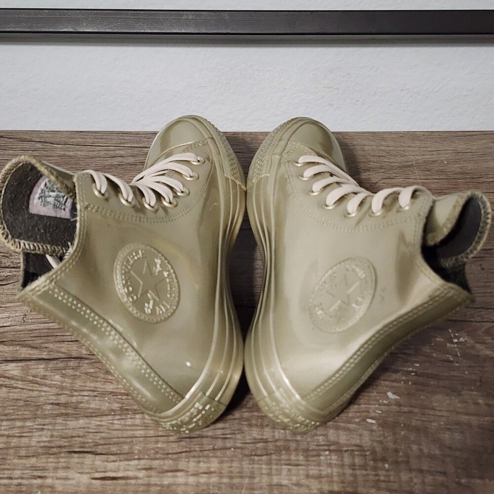 Converse Chuck Taylor All-Star High Top Metallic Rubber Women's Shoes Size 7 - Picture 5 of 9